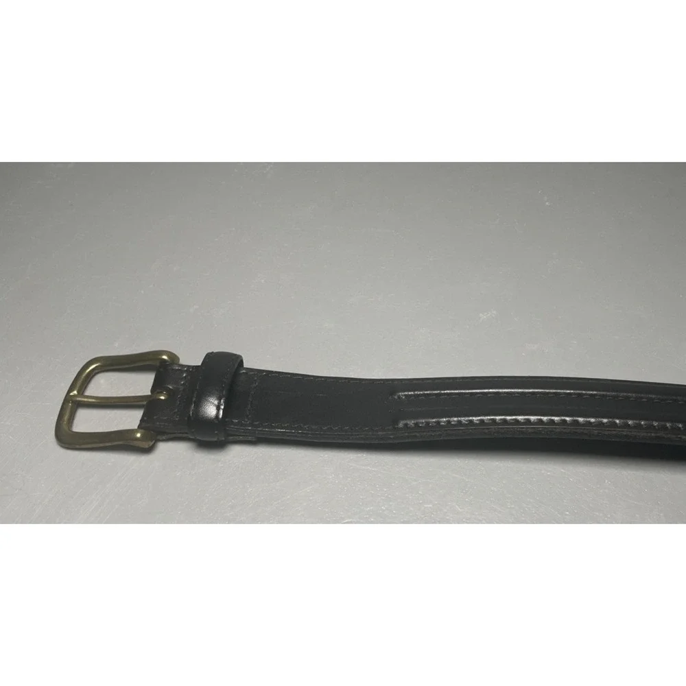 Men's‎ Black Leather Belt 8201 Size 42